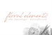 Logo für Floral elements - Meisterfloristin Elke Lumetsberger